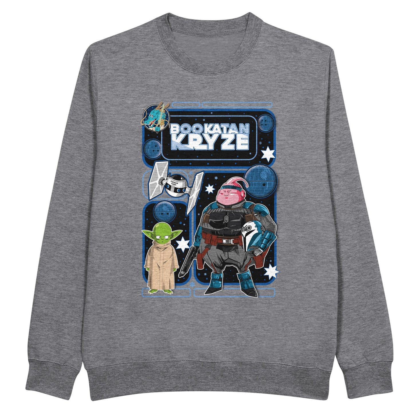 Majin Boo Dragon Ball Sweatshirt grey