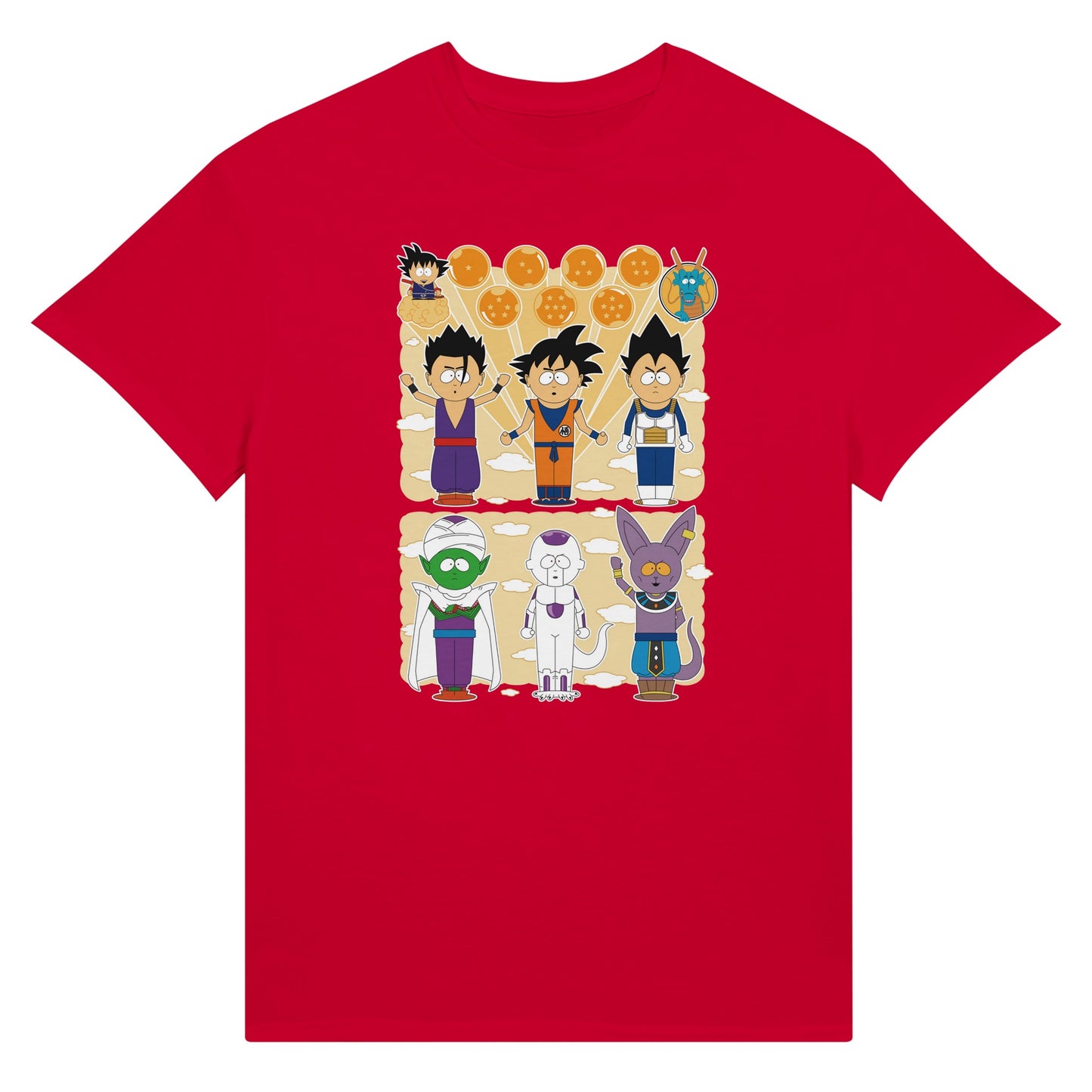 Dragon Ball - SP style's red t-shirt