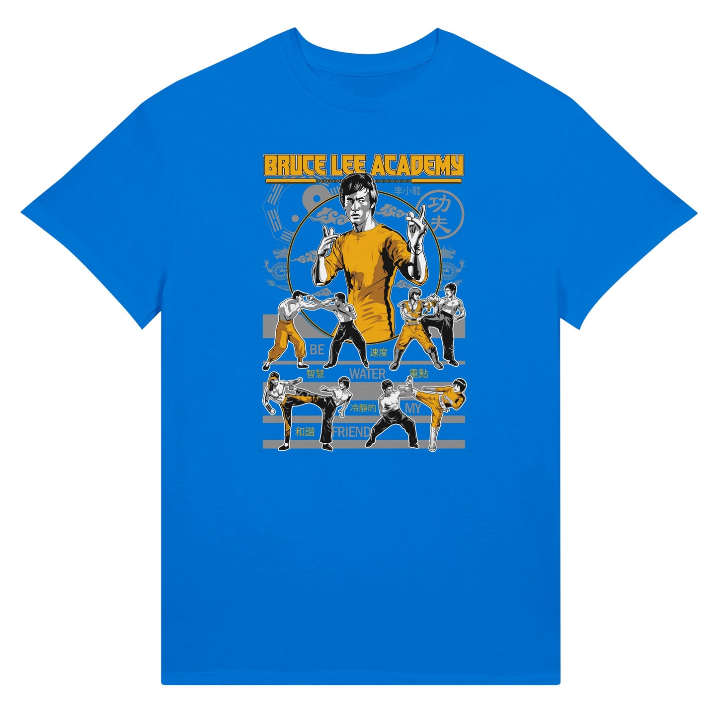 Bruce Lee T-shirt blue