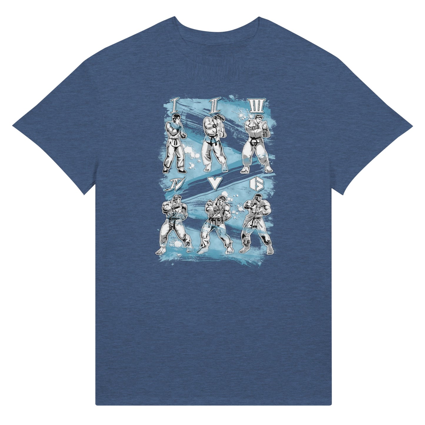 Street Fighter blue t-shirt