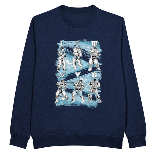 Navy Sweatshirt Ryu Street Fighter