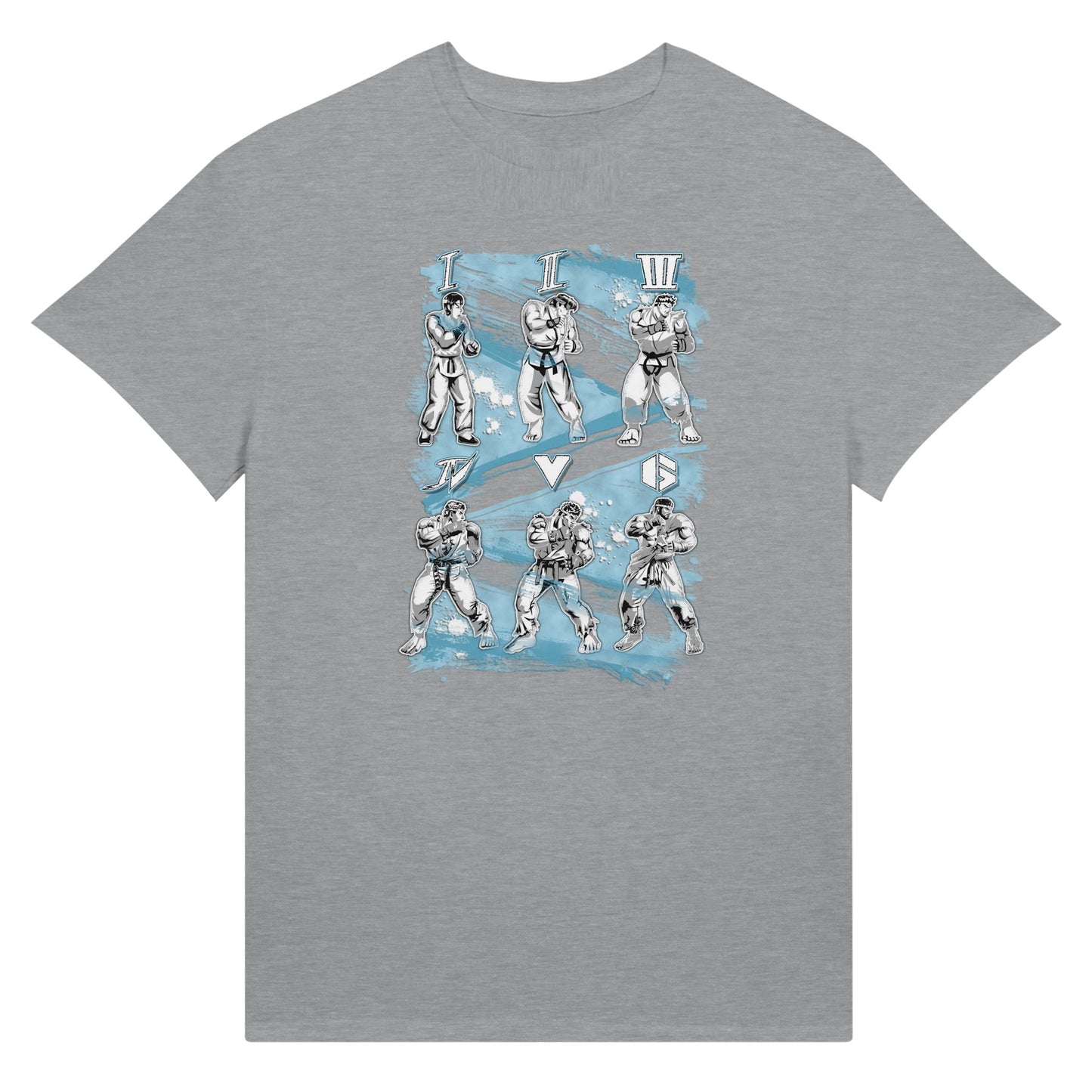 Street Fighter grey t-shirt