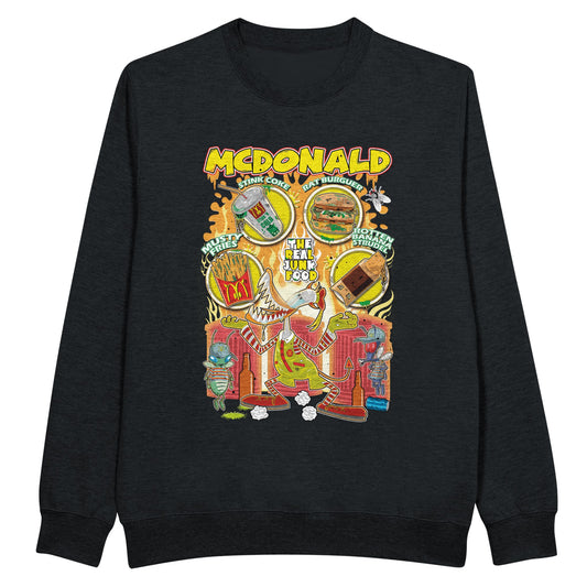 McDonalds trash version sweatshirt black