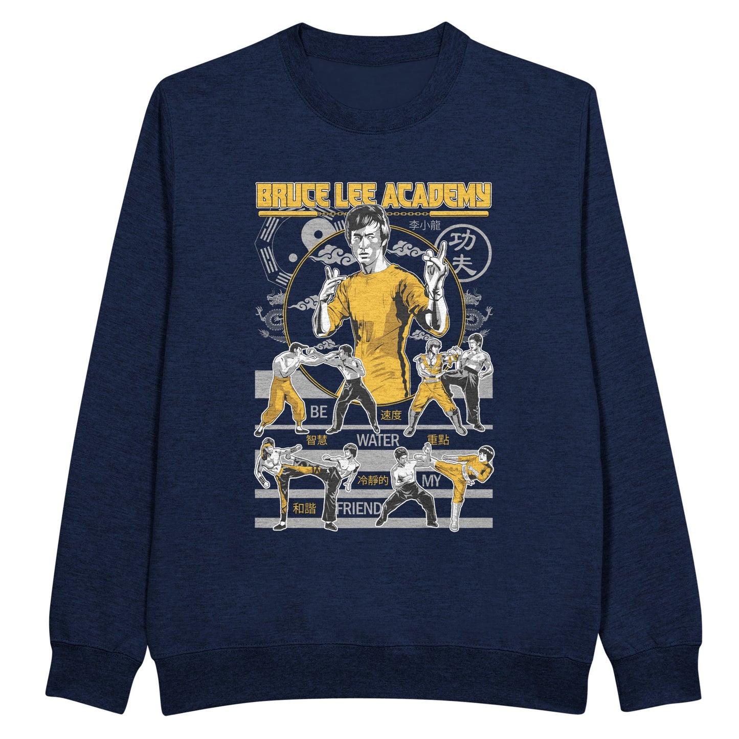 Bruce Lee sweatshirt navy