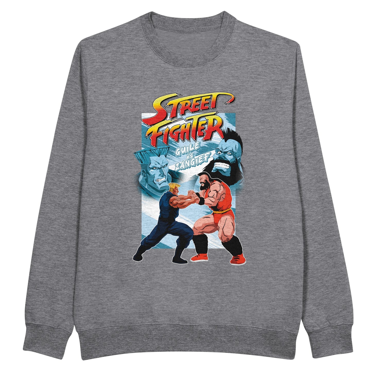 Street Fighter sweatshirt grey