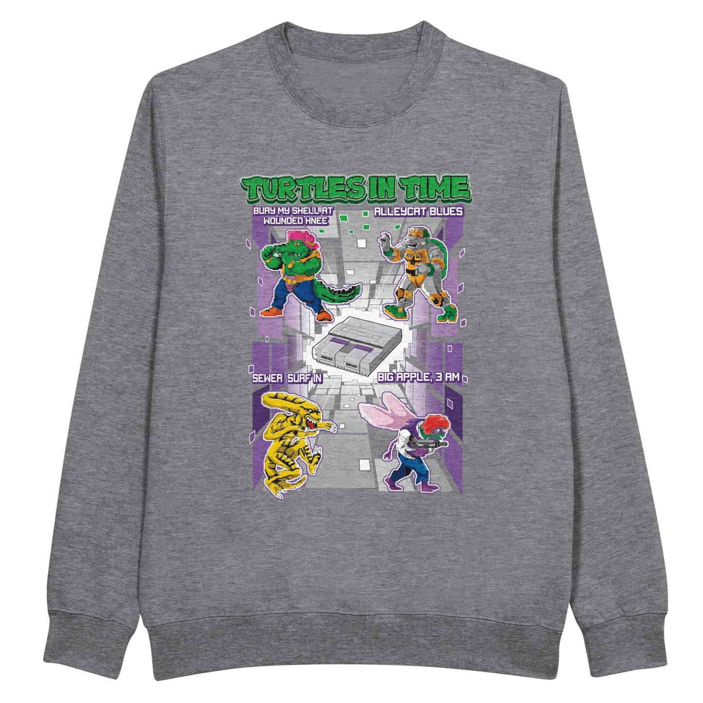 Teenage Mutant Ninja Turtles sweatshirt grey