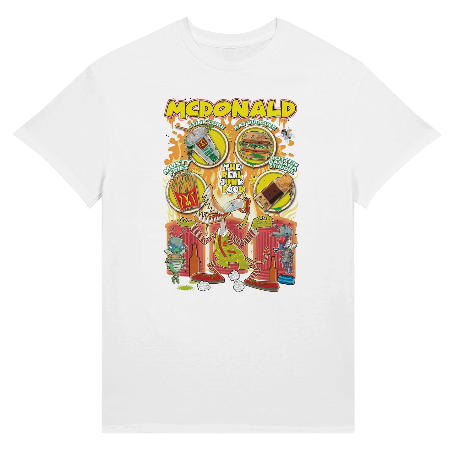 McDonalds trash version T-Shirt white