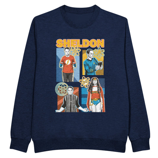 Sweatshirt Blue Sheldon Cooper The Big Bang Theory
