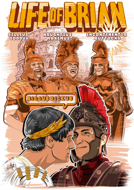 Camiseta de algodón ultra suave La vida de Brian de Monty Python | UnrealGeeks