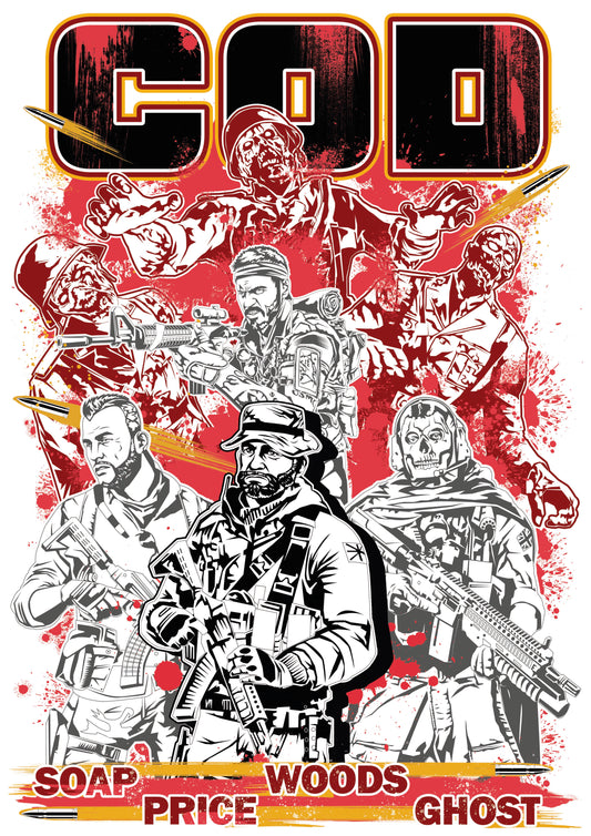 Call of Duty Compilation Ultra Cotton T-shirt | UnrealGeeks