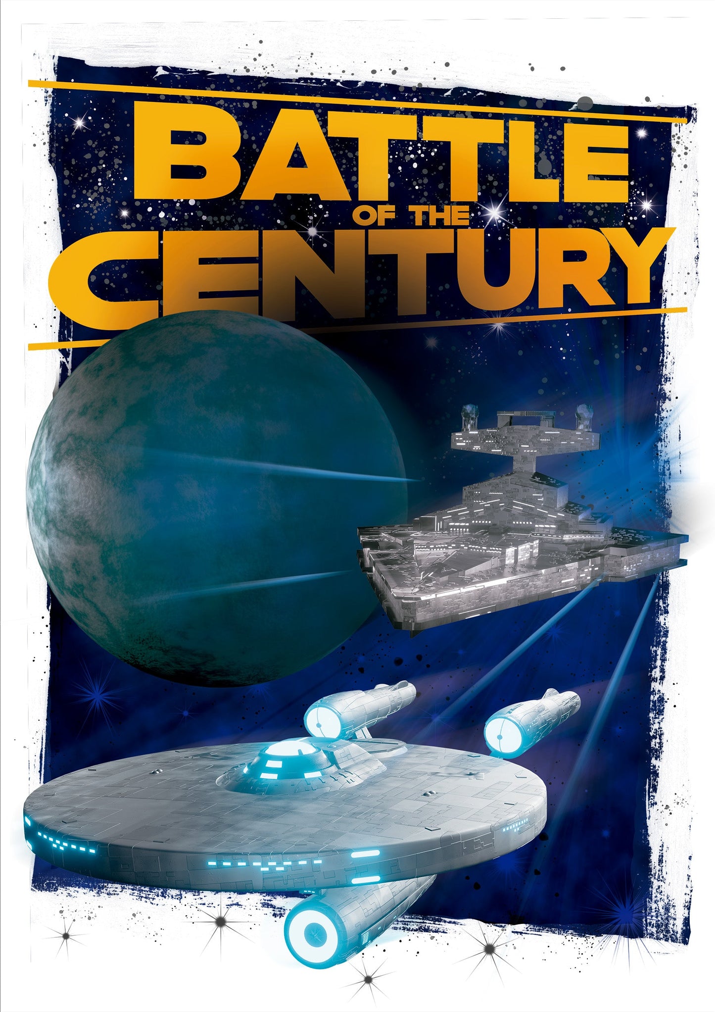 Star wars and star trek space ships