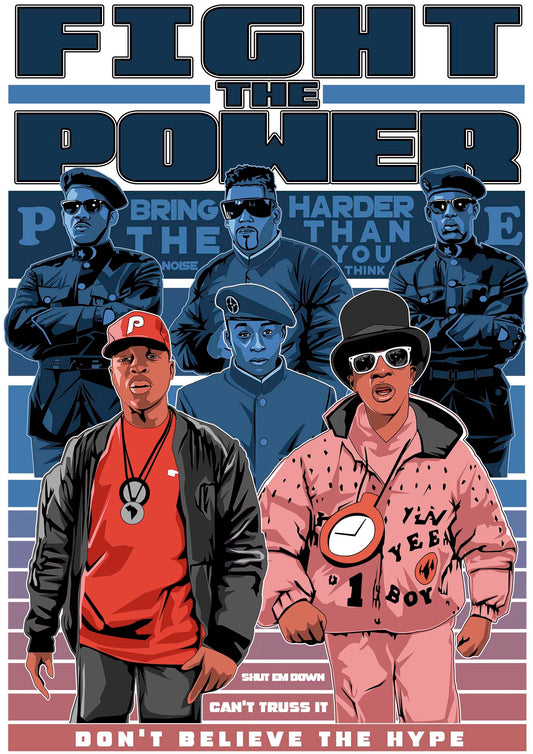 Fight the Power (Public Enemy) - Ultra Cotton T-shirt | UnrealGeeks