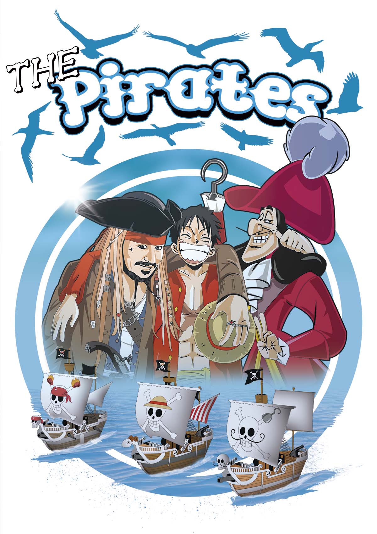 Luffy and the Pirates - Premium Sweatshirt | UnrealGeeks