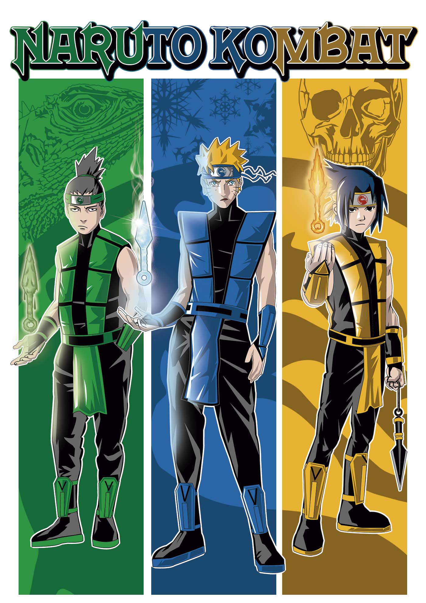 Naruto Mortal Kombat - Premium Sweatshirt | UnrealGeeks