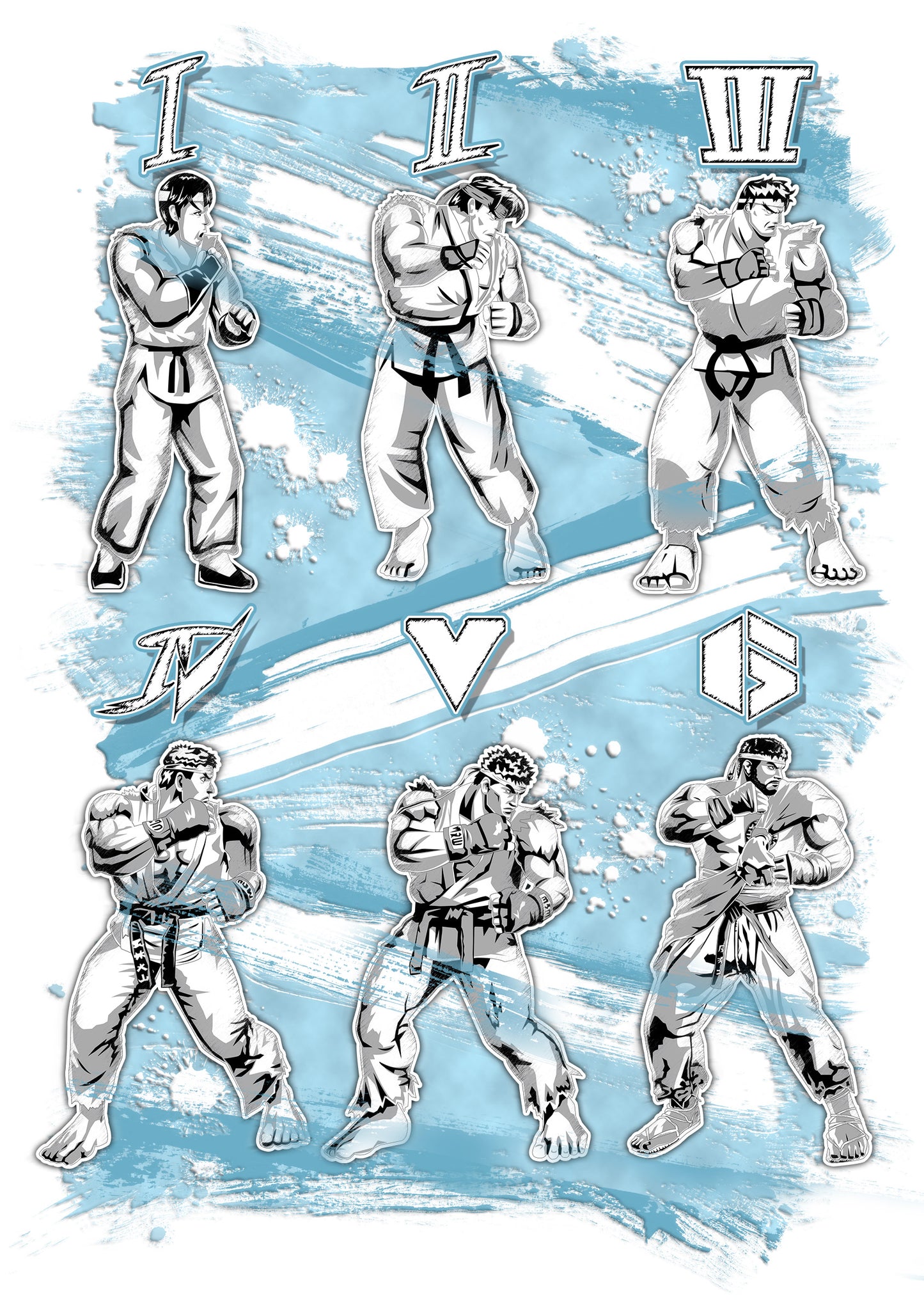 T-Shirt StreetFighter game Ryu