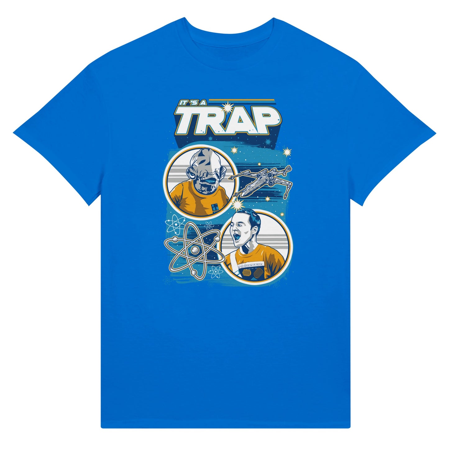 StarWars It's a Trap blue t-shirt