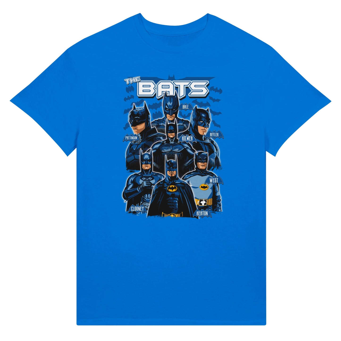 The Batman Reunion blue t-shirt