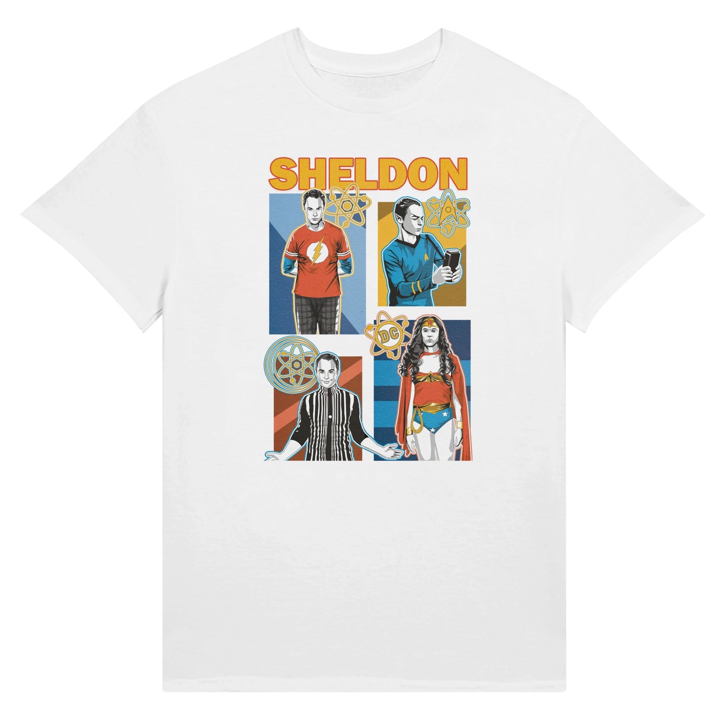 White T-shirt Sheldon Cooper The Big Bang Theory