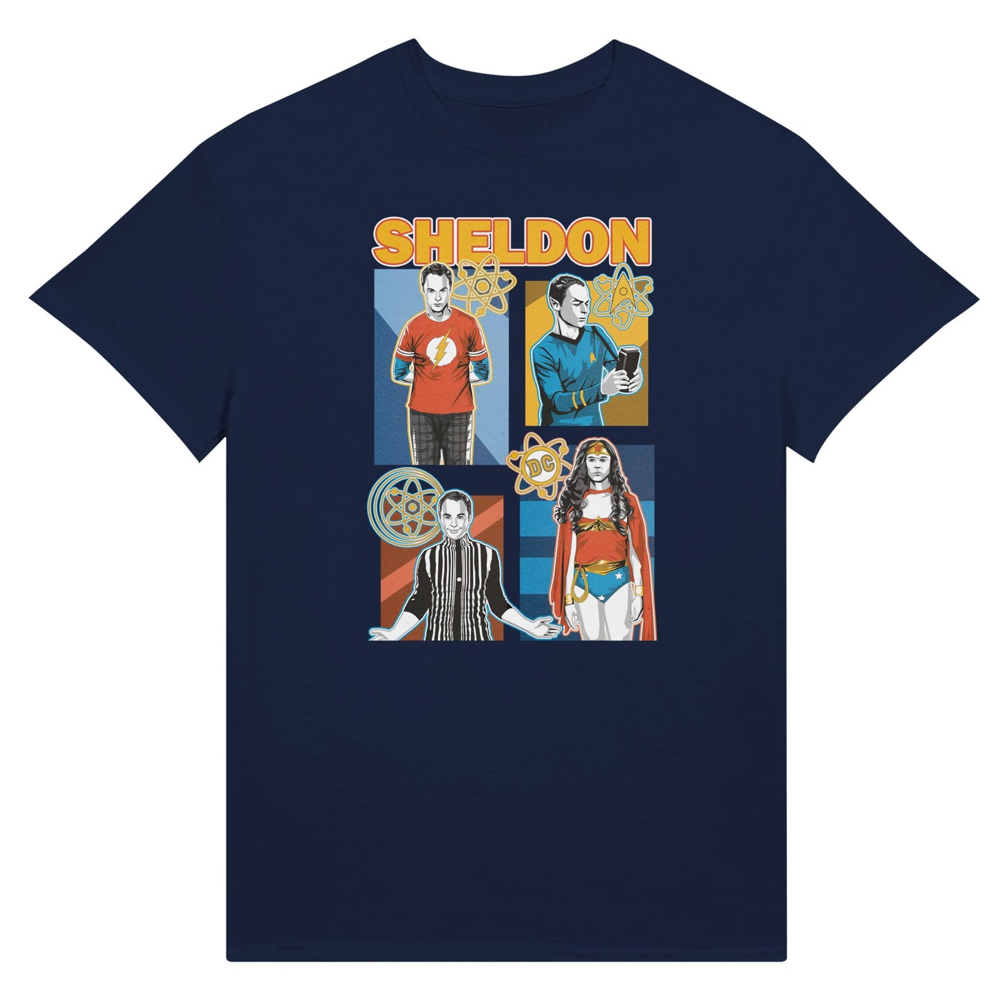 Navy T-shirt Sheldon Cooper The Big Bang Theory