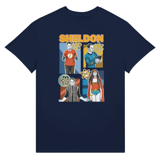 Navy T-shirt Sheldon Cooper The Big Bang Theory