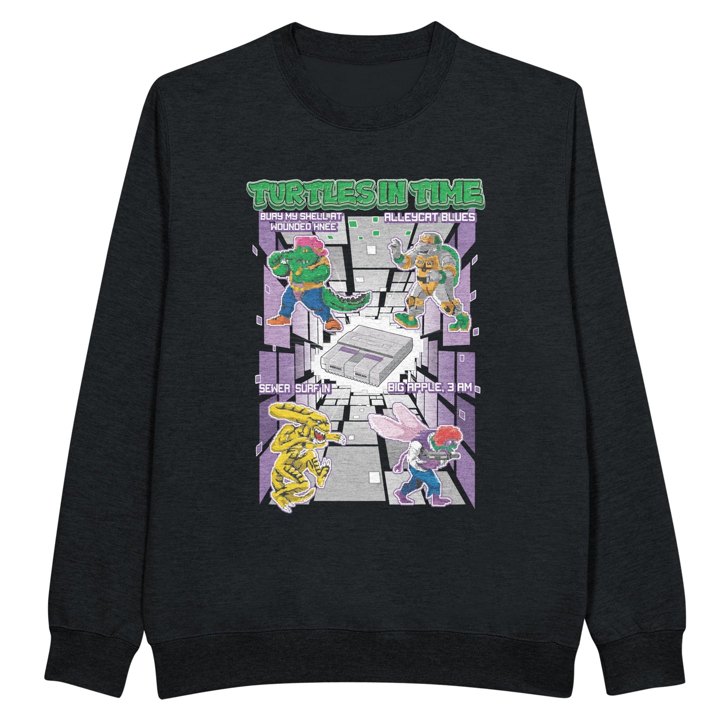 Teenage Mutant Ninja Turtles sweatshirt black