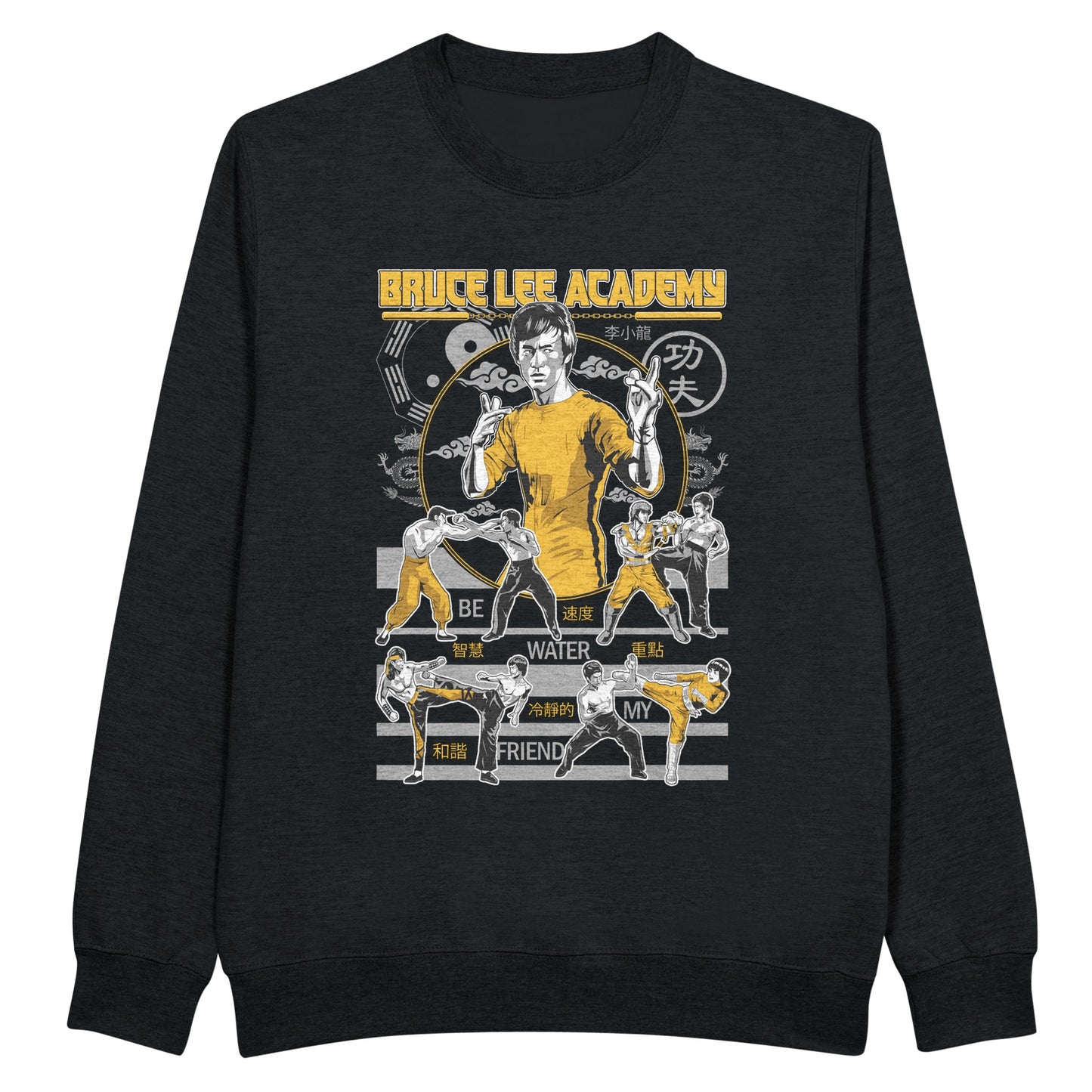 Bruce Lee sweatshirt black