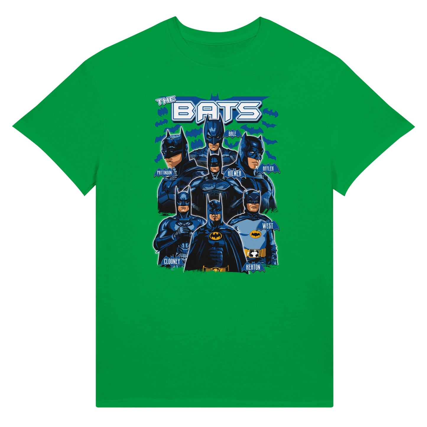 The Batman Reunion green t-shirt