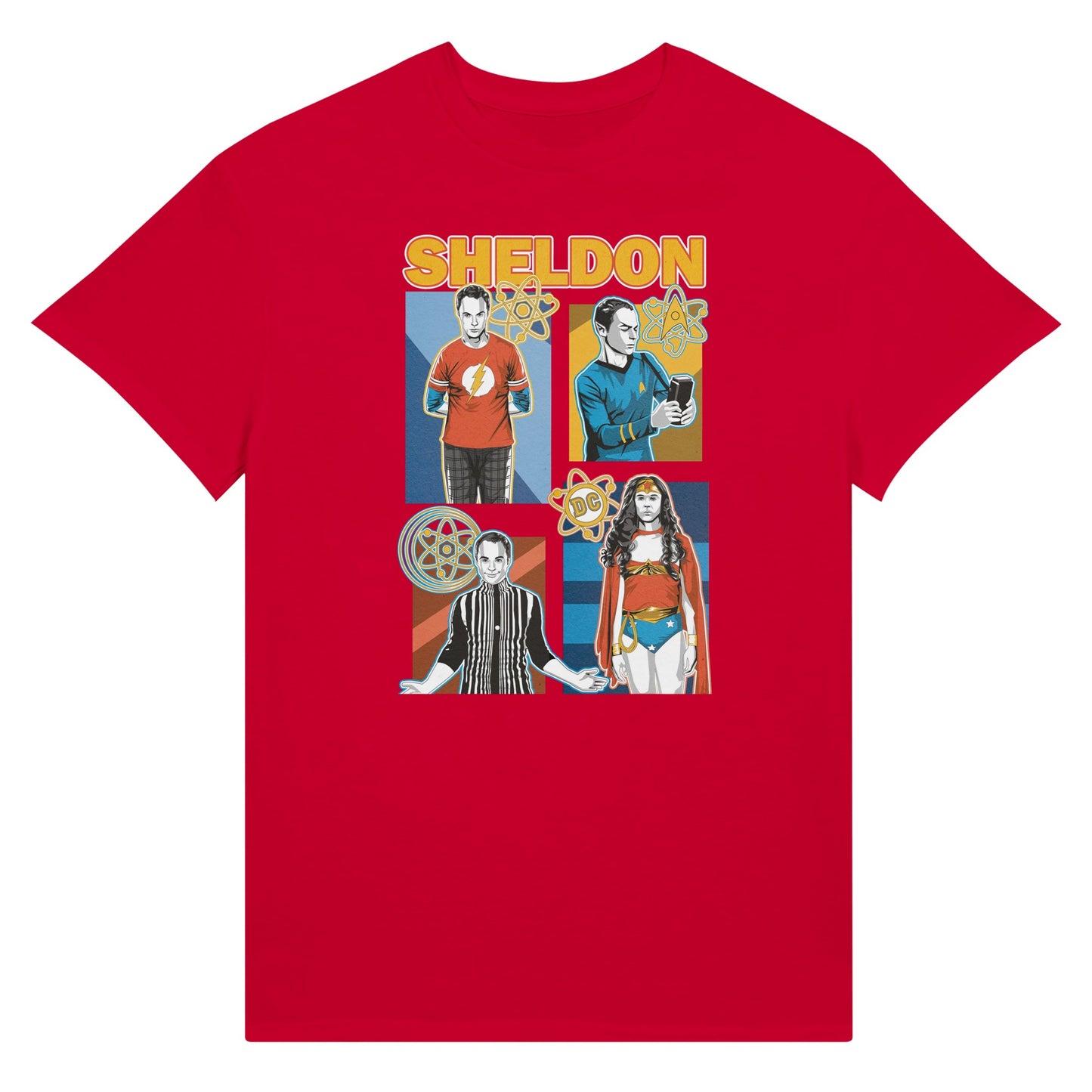 Red T-shirt Sheldon Cooper The Big Bang Theory