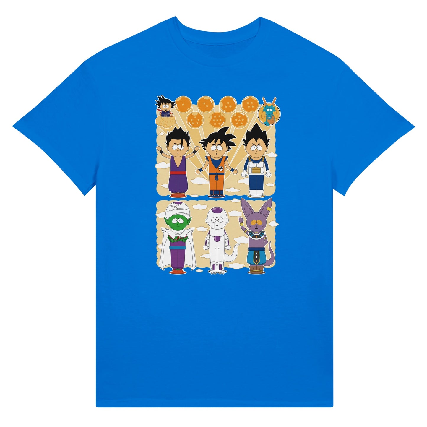 Dragon Ball - SP style's blue t-shirt