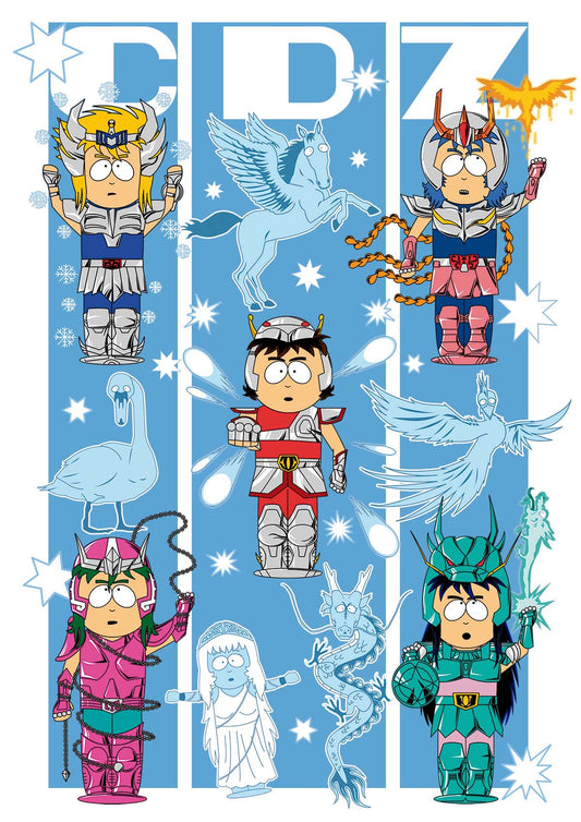 Knights of Zodiac (SP style) Premium Sweatshirt | UnrealGeeks