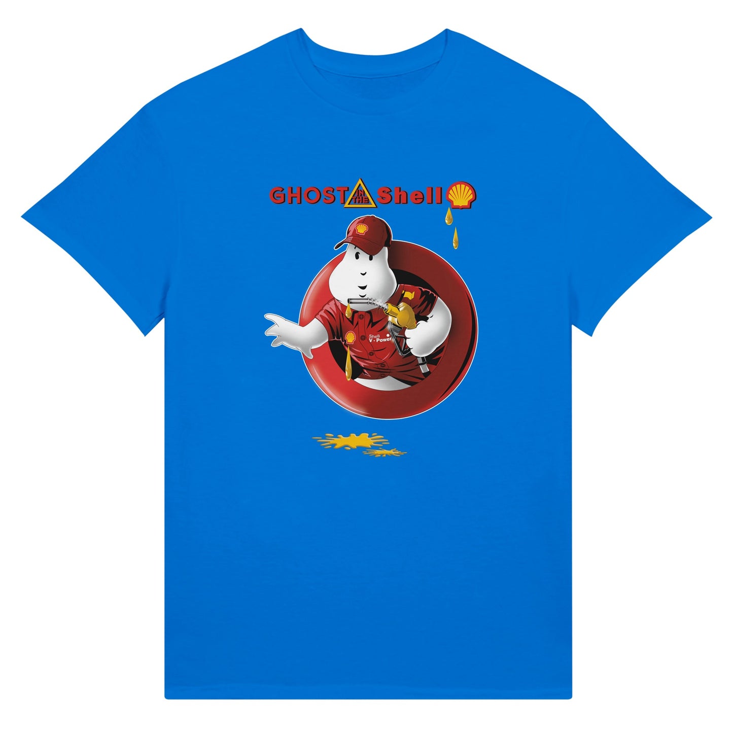 Ghost in the Shell blue t-shirt