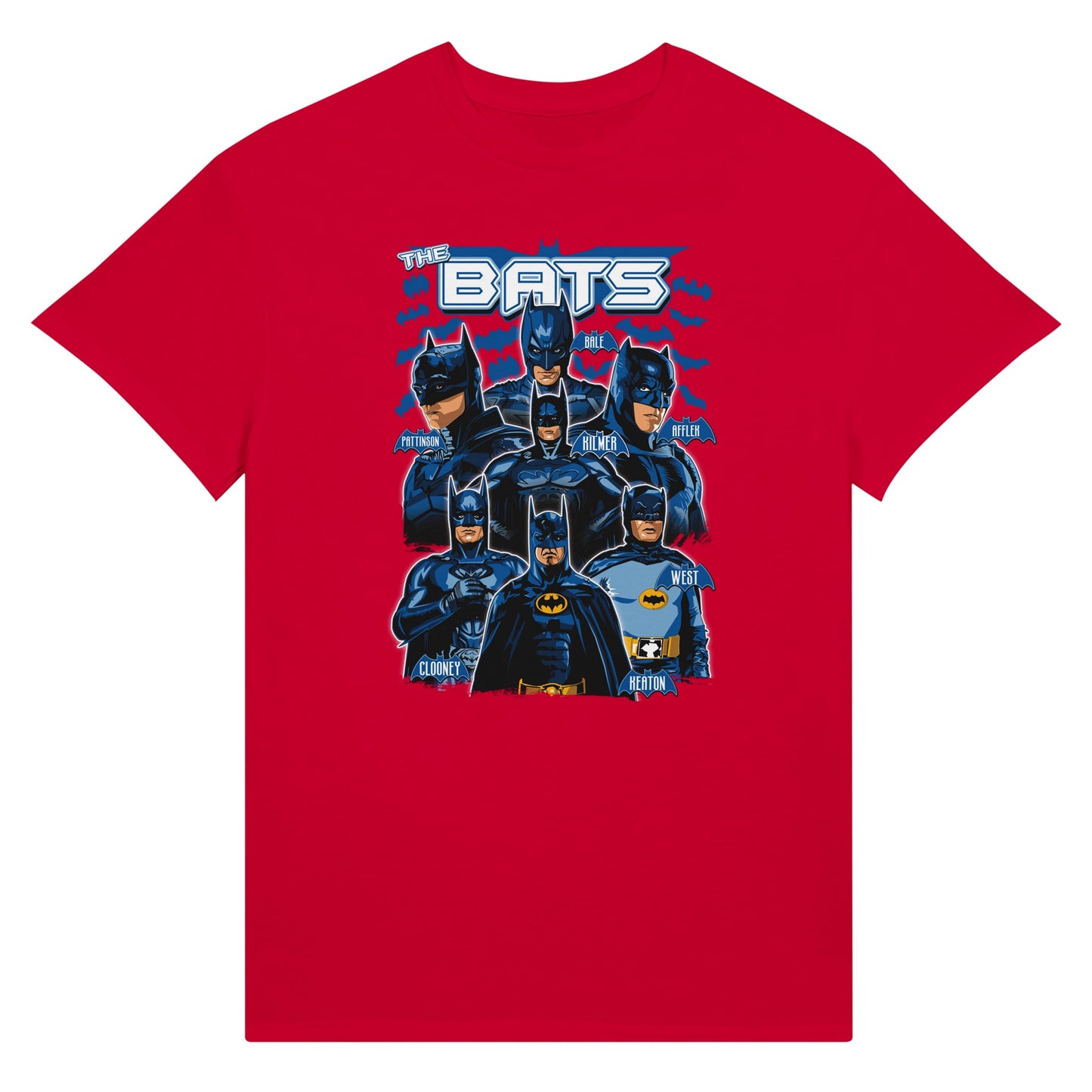 The Batman Reunion red t-shirt