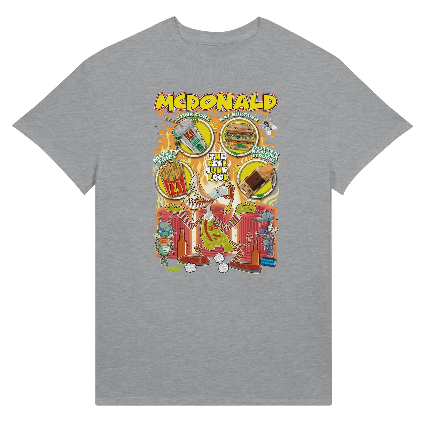 McDonalds trash version T-Shirt grey