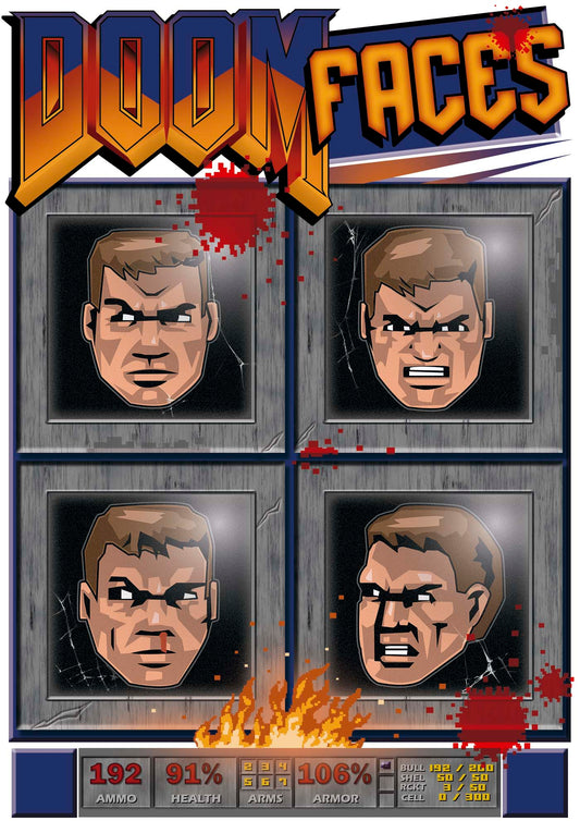 Doom faces game
