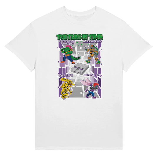 Teenage Mutant Ninja Turtles game t-shirt white