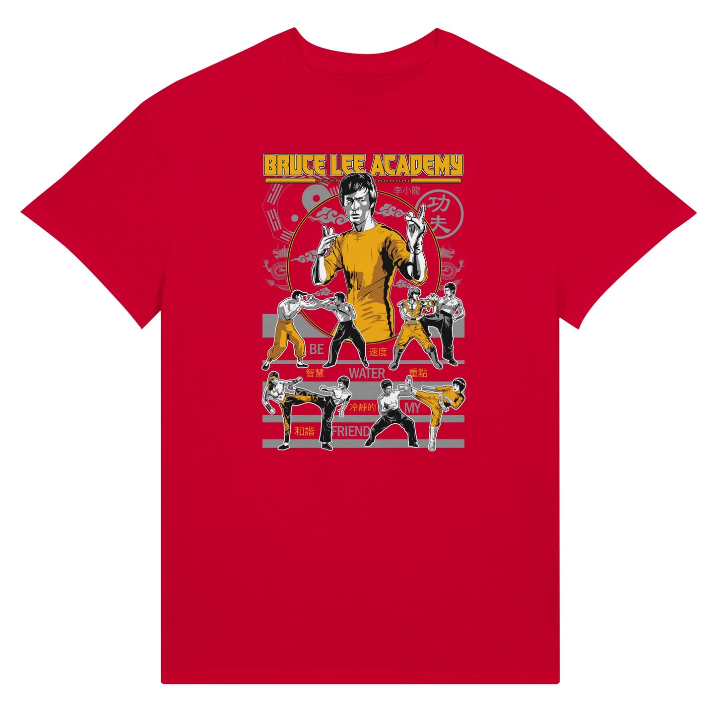 Bruce Lee T-shirt red