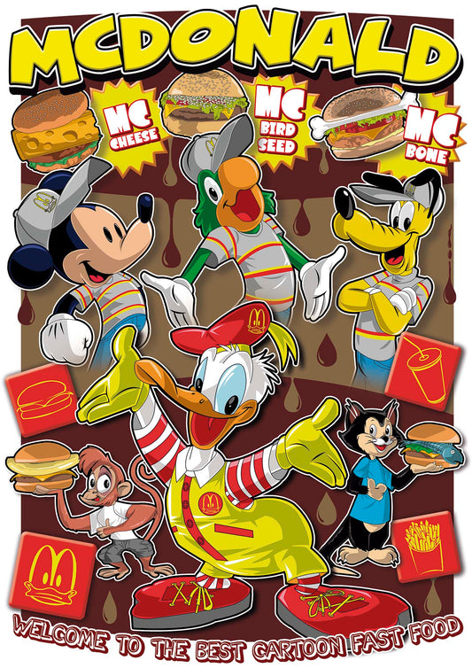 McDonald Duck - Ultra Cotton T-shirt | UnrealGeeks