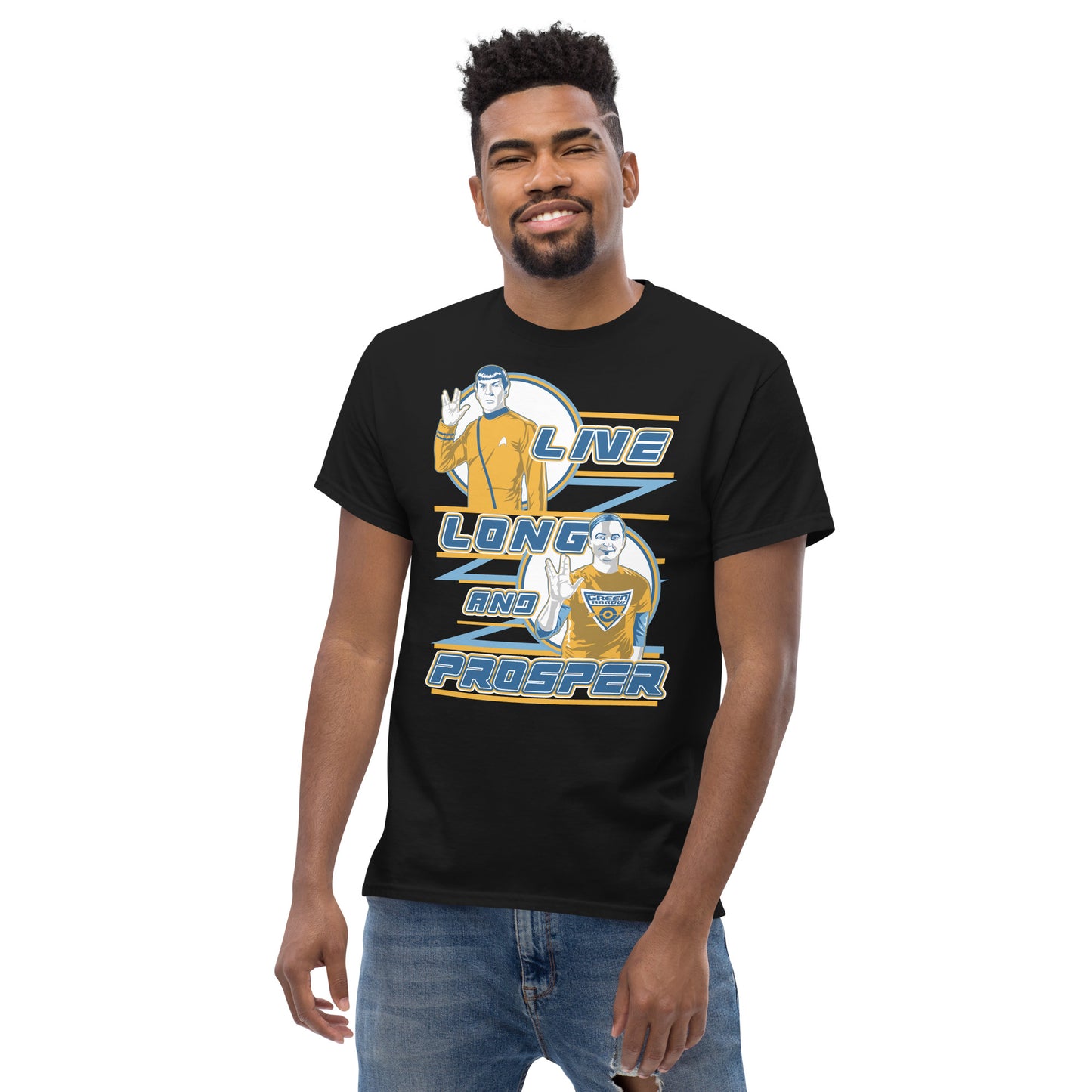 Spock and Sheldon Ultra Cotton T-shirt | UnrealGeeks
