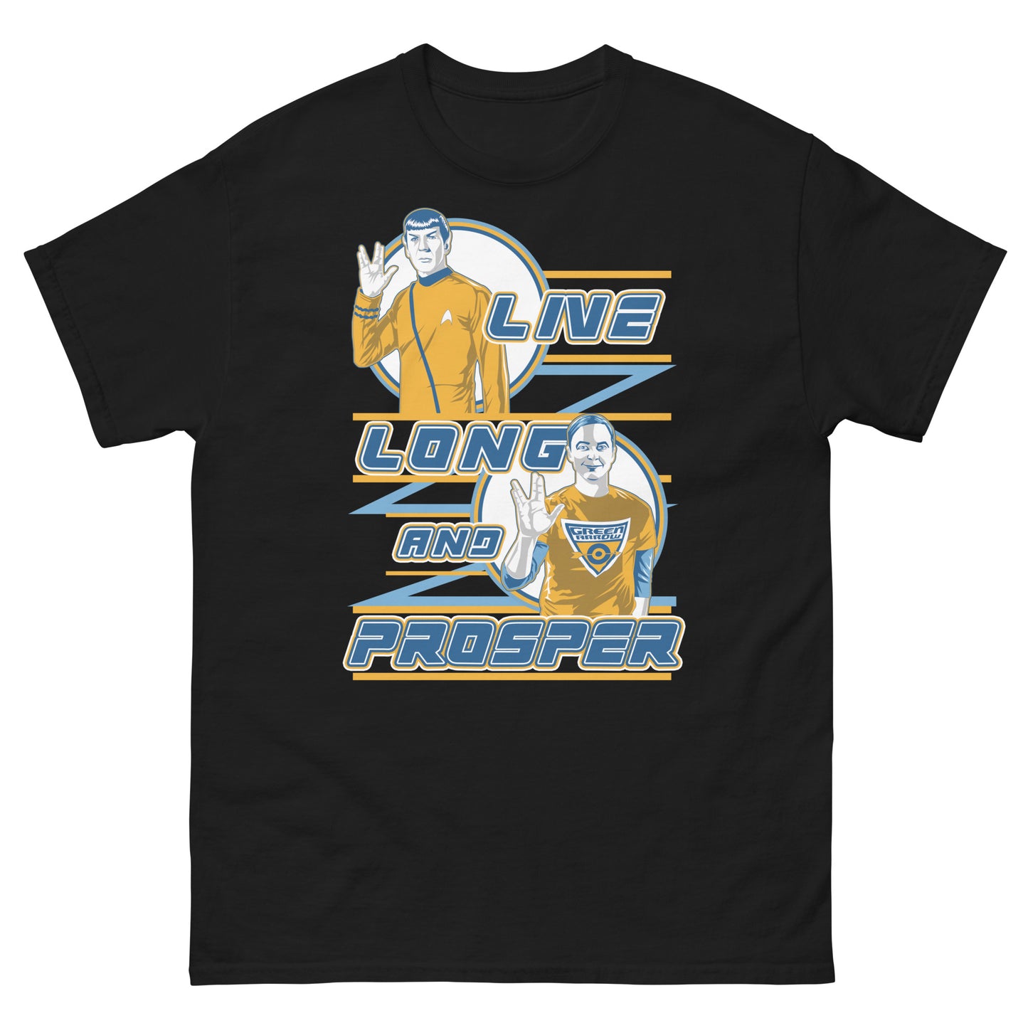 Spock and Sheldon Ultra Cotton T-shirt | UnrealGeeks
