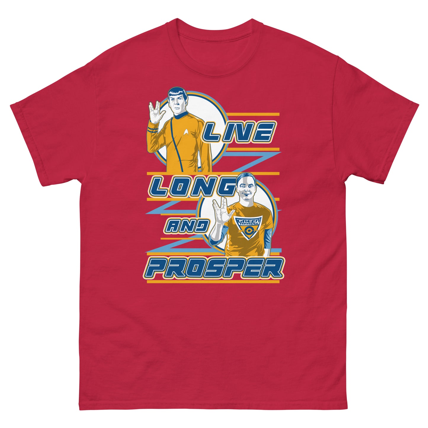 Spock and Sheldon Ultra Cotton T-shirt | UnrealGeeks