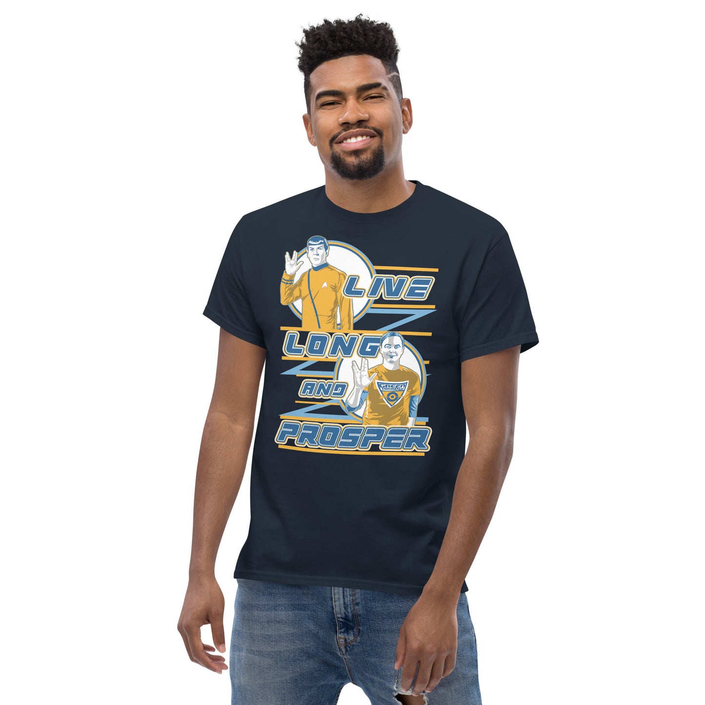 Spock and Sheldon Ultra Cotton T-shirt | UnrealGeeks