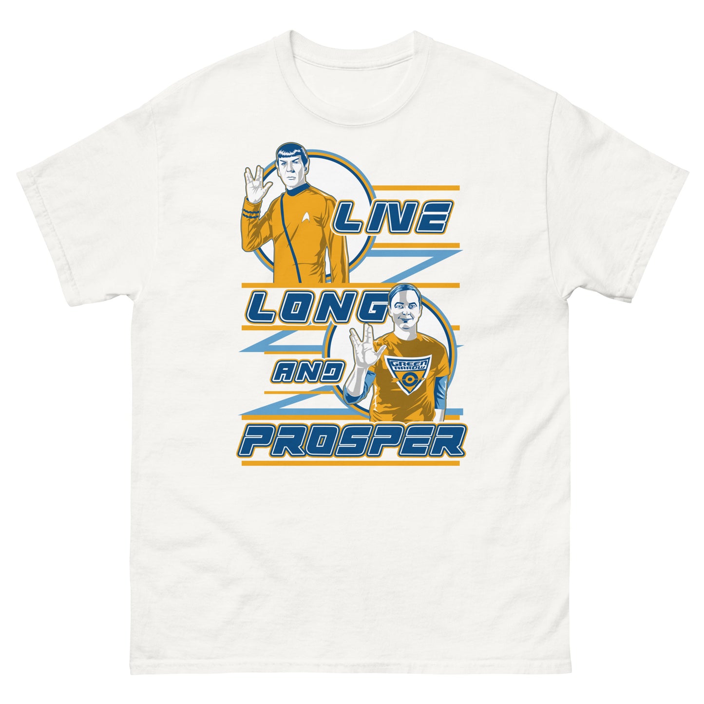 Spock and Sheldon Ultra Cotton T-shirt | UnrealGeeks