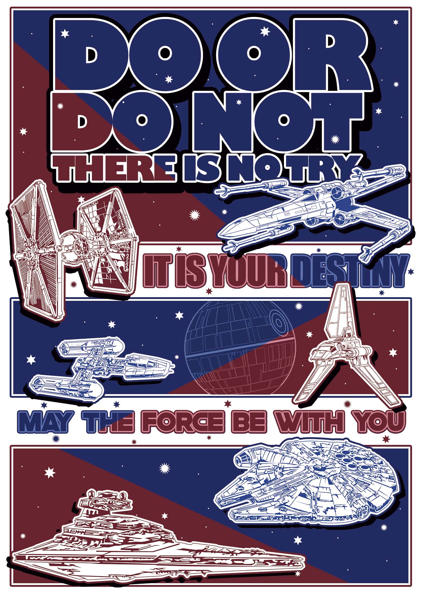 Star Wars (Spaceships) - Ultra Cotton T-shirt | UnrealGeeks