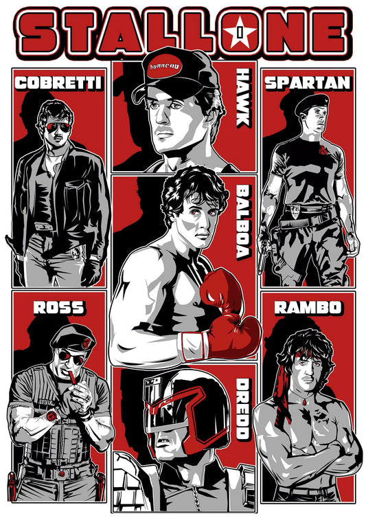 Stallone's compilation Ultra Cotton T-shirt | UnrealGeeks