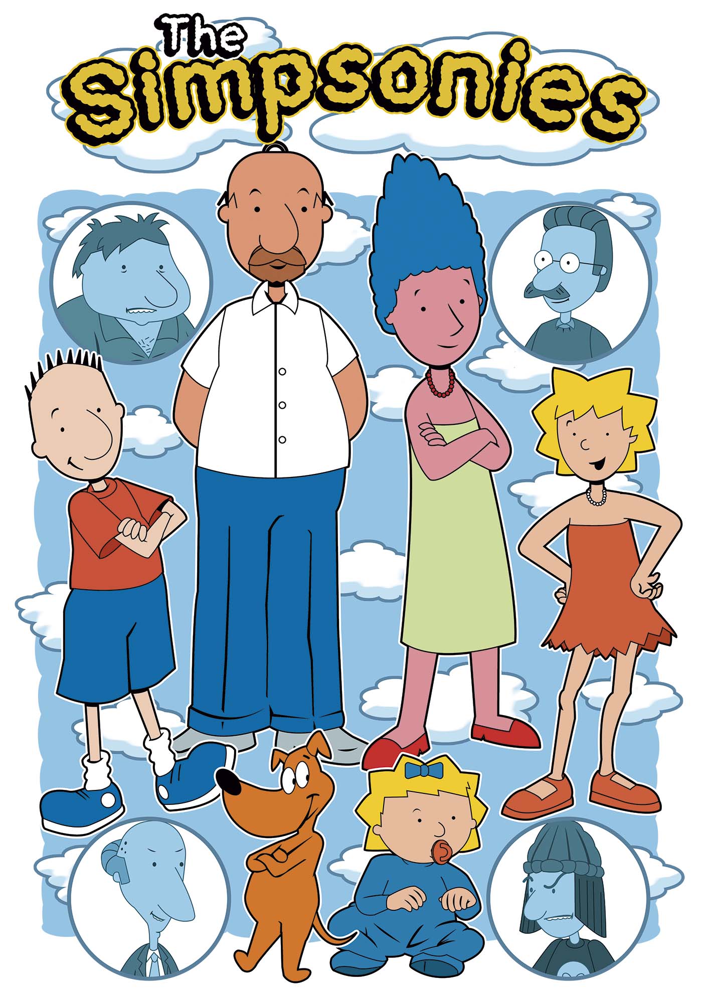 The Simpsonies (Doug and Simpsons fusion) - Ultra Cotton T-shirt | UnrealGeeks