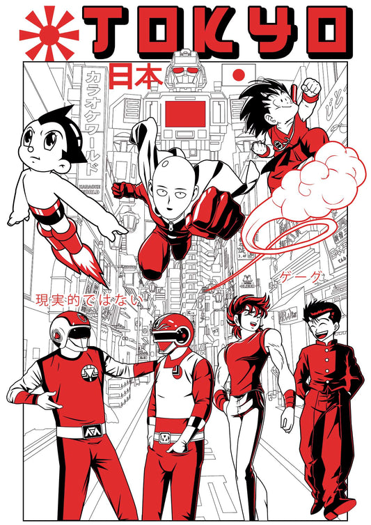 Tokyo - Anime Ultra Cotton T-shirt | UnrealGeeks