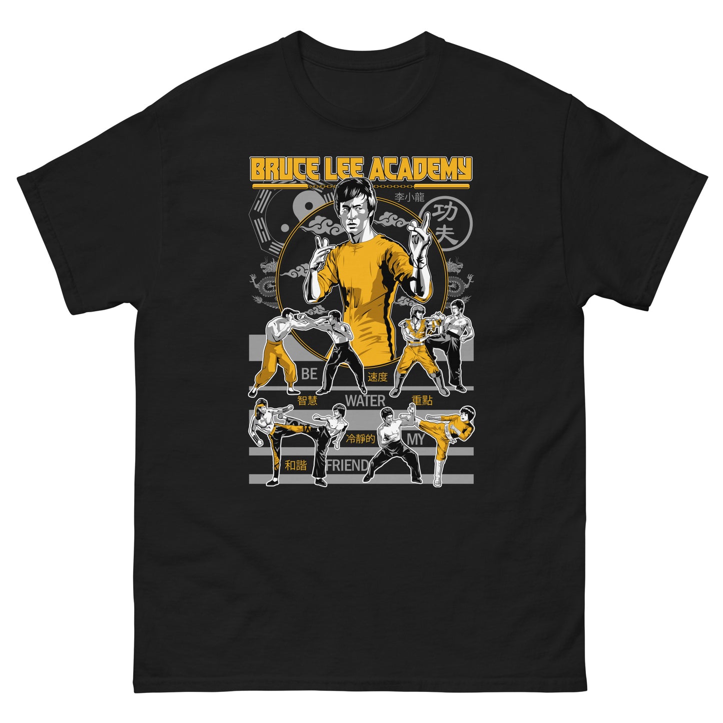Bruce Lee's Academy Ultra Cotton T-shirt | UnrealGeeks