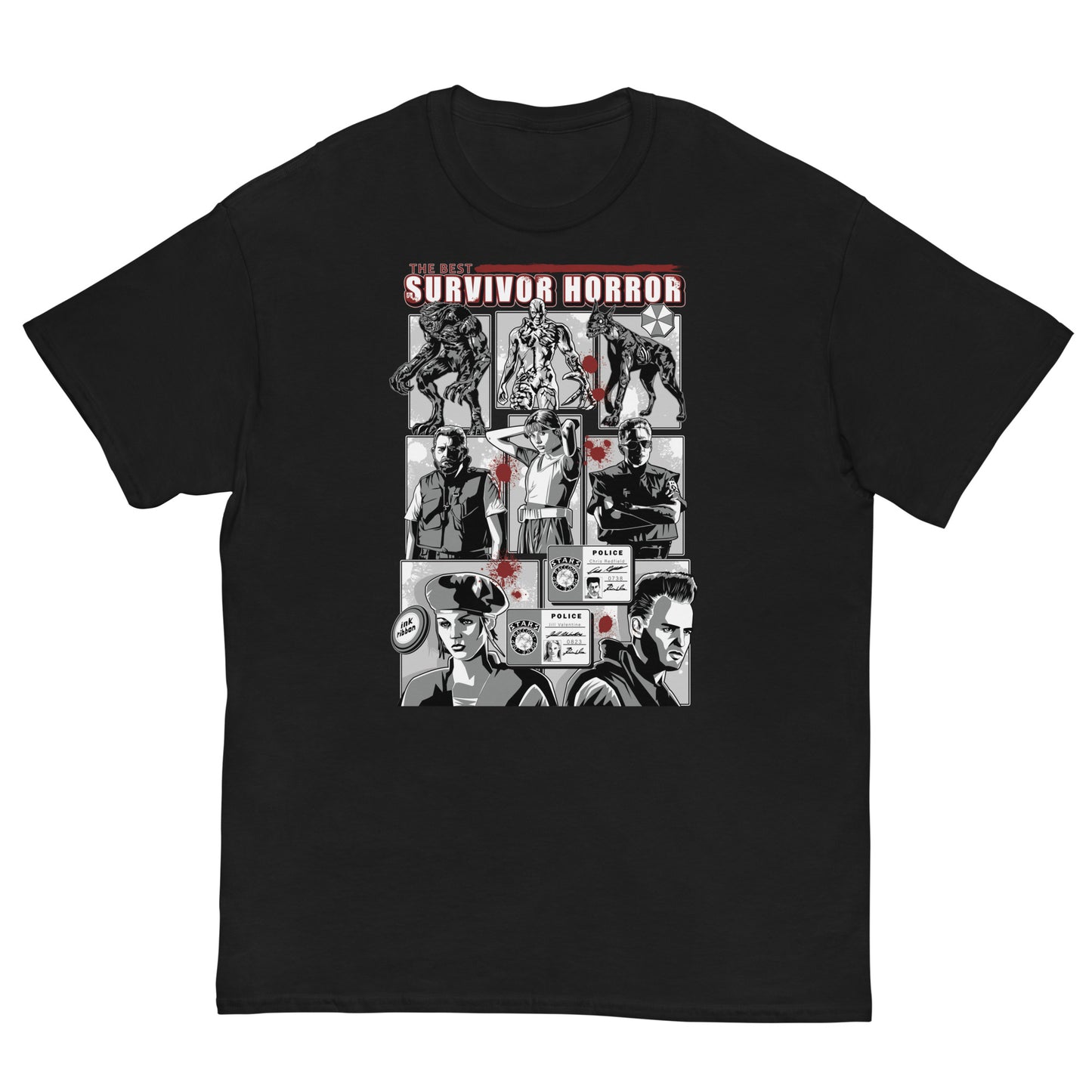 Resident Evil 1 - Camiseta unisex de algodón ultra suave | UnrealGeeks