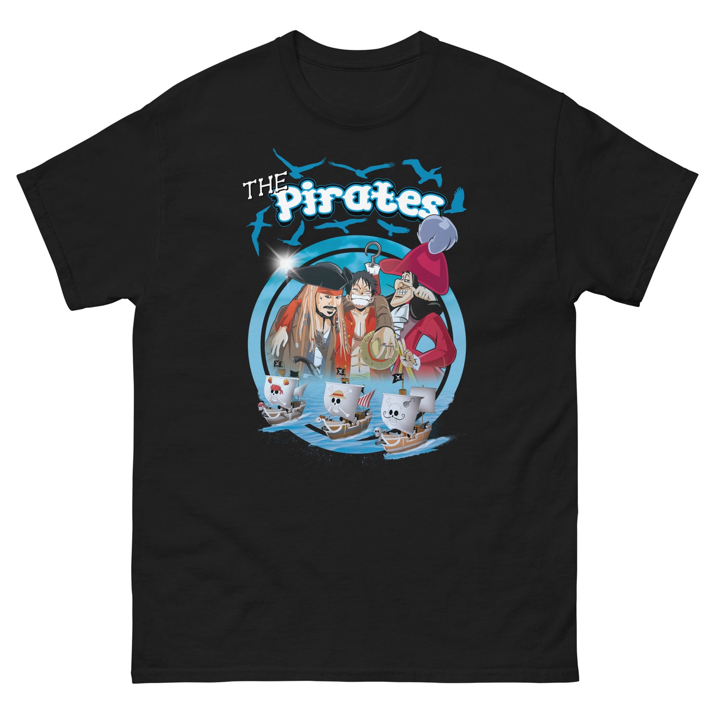 Luffy and the Pirates - Ultra Cotton T-shirt | UnrealGeeks