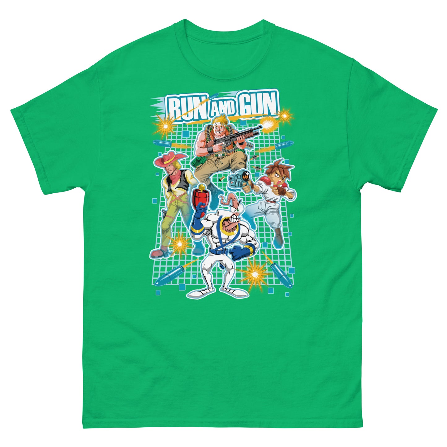 Camisetas de algodón ultra suave de Run 'n Gun Games | UnrealGeeks